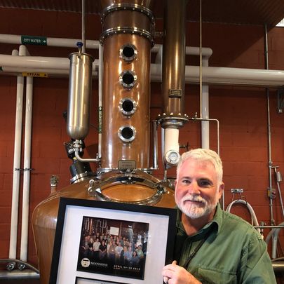 Completing the Distiller Course at Moonshine University, Louisville, KY April 2019